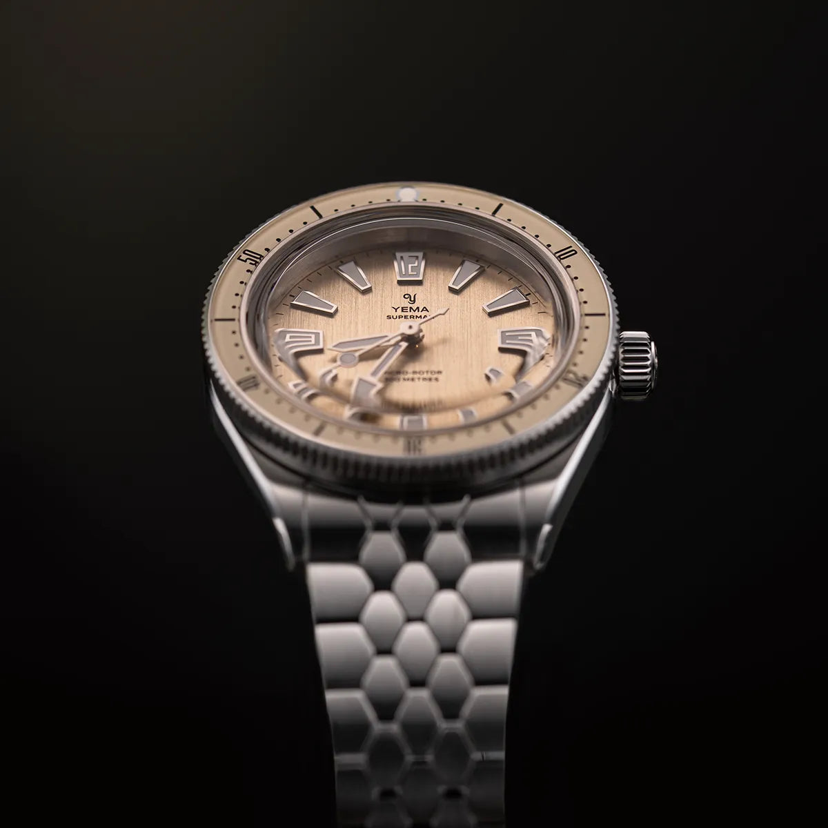 YEMA : SUPERMAN SKIN DIVER CMM.20 - CADRAN BEIGE