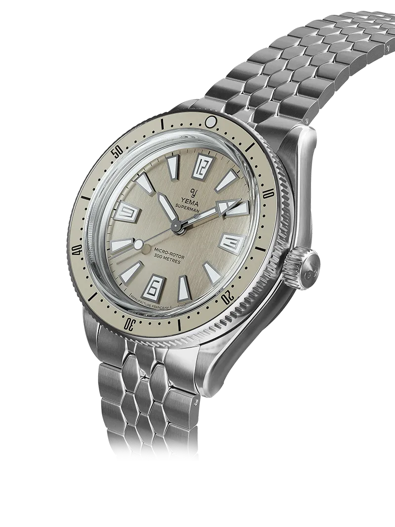 YEMA : SUPERMAN SKIN DIVER CMM.20 - CADRAN BEIGE