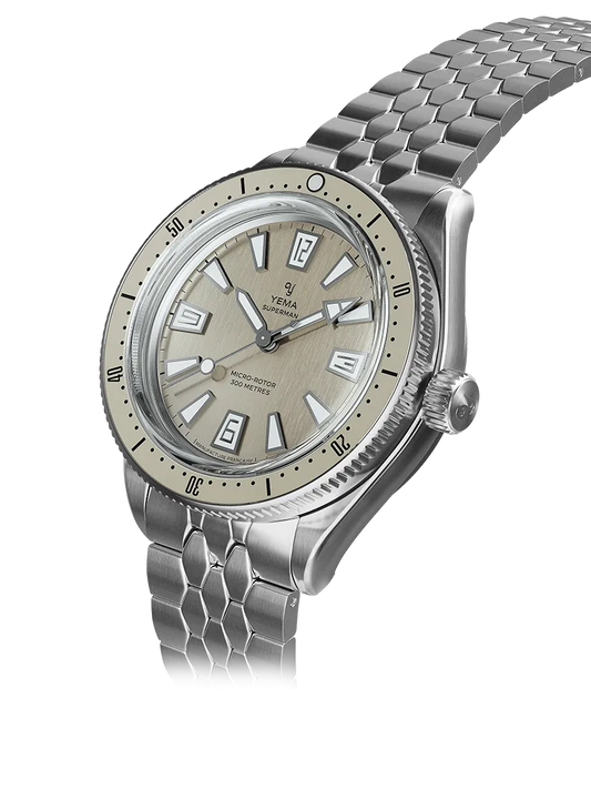 YEMA : SUPERMAN SKIN DIVER CMM.20 - CADRAN BEIGE