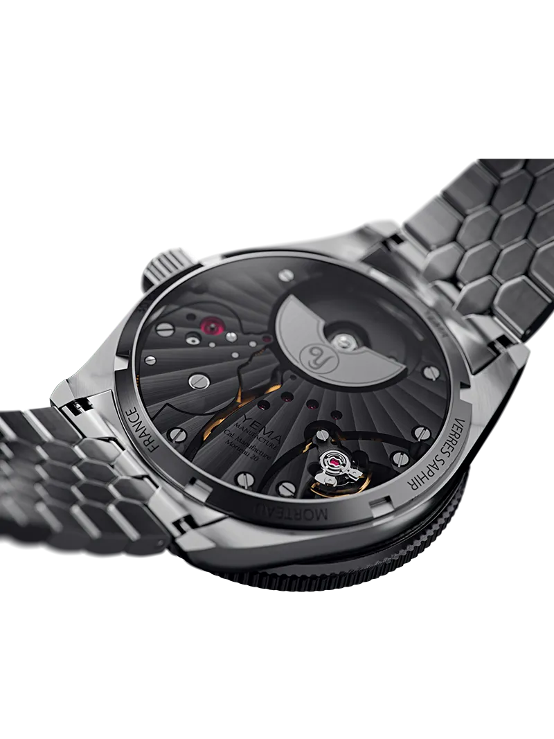 YEMA : SUPERMAN SKIN DIVER CMM.20 - CADRAN ROUGE BORDEAUX