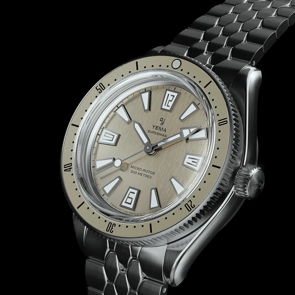 YEMA : SUPERMAN SKIN DIVER CMM.20 - CADRAN BEIGE