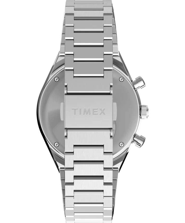 Timex Watch: Q Timex Chronograph 40mm White TW2Y36200