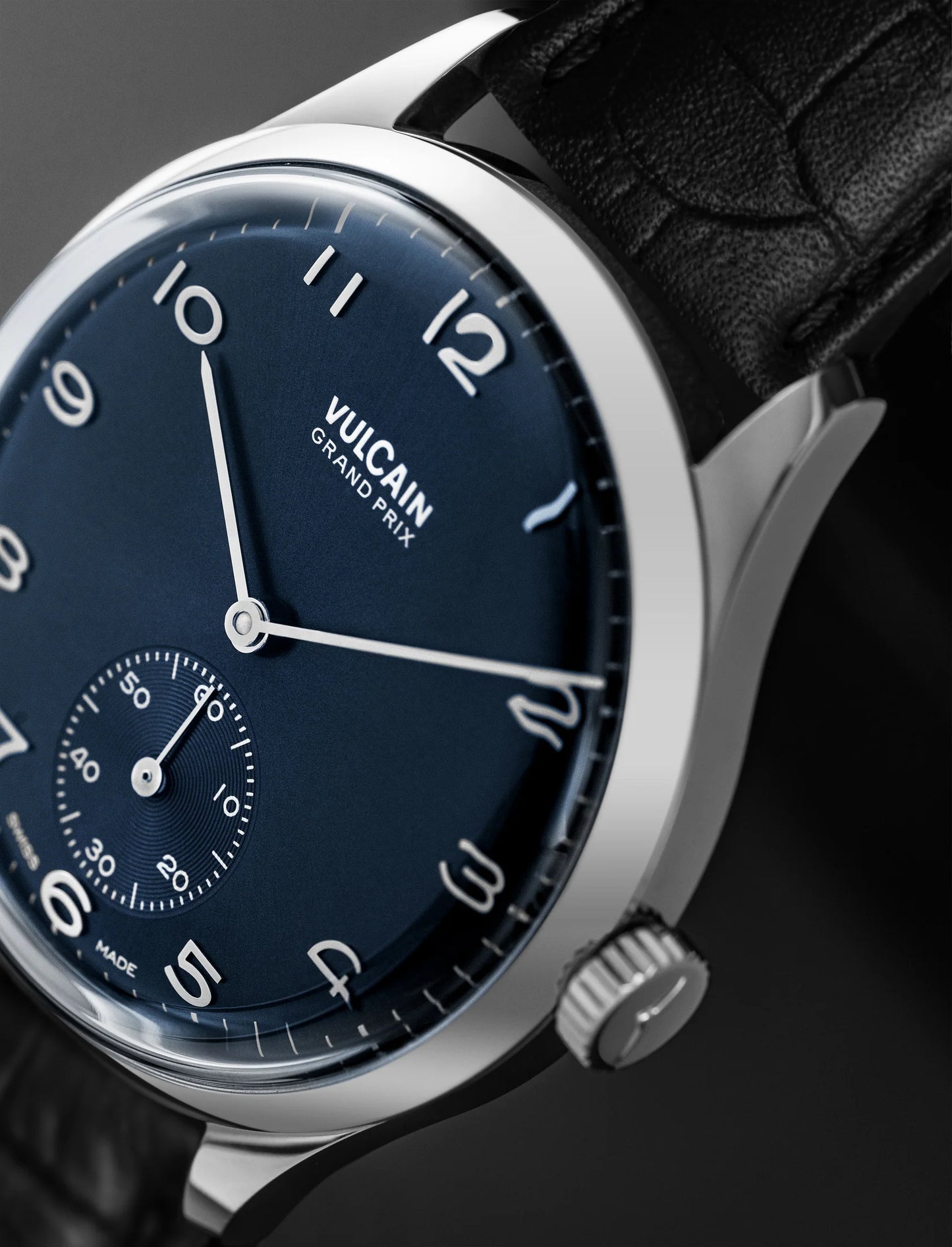 VULCAIN - GRAND PRIX PETITE SECONDE BLEU