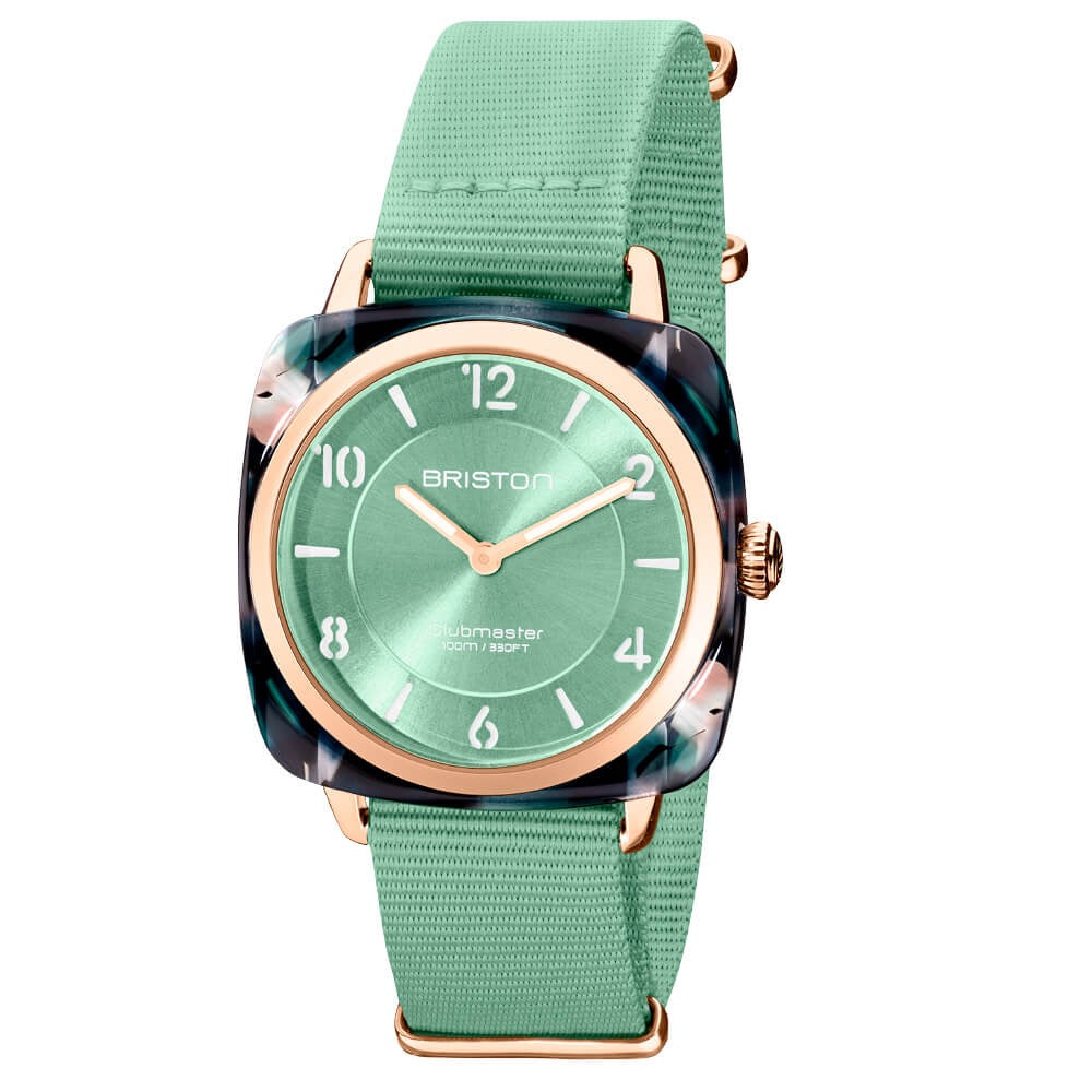 BRISTON: CLUBMASTER CHIC ACETATE – SEA GREEN