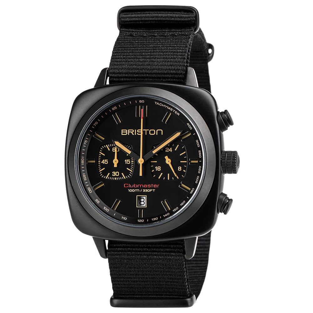 BRISTON: CLUBMASTER SPORT ACETATO NEGRO MATE