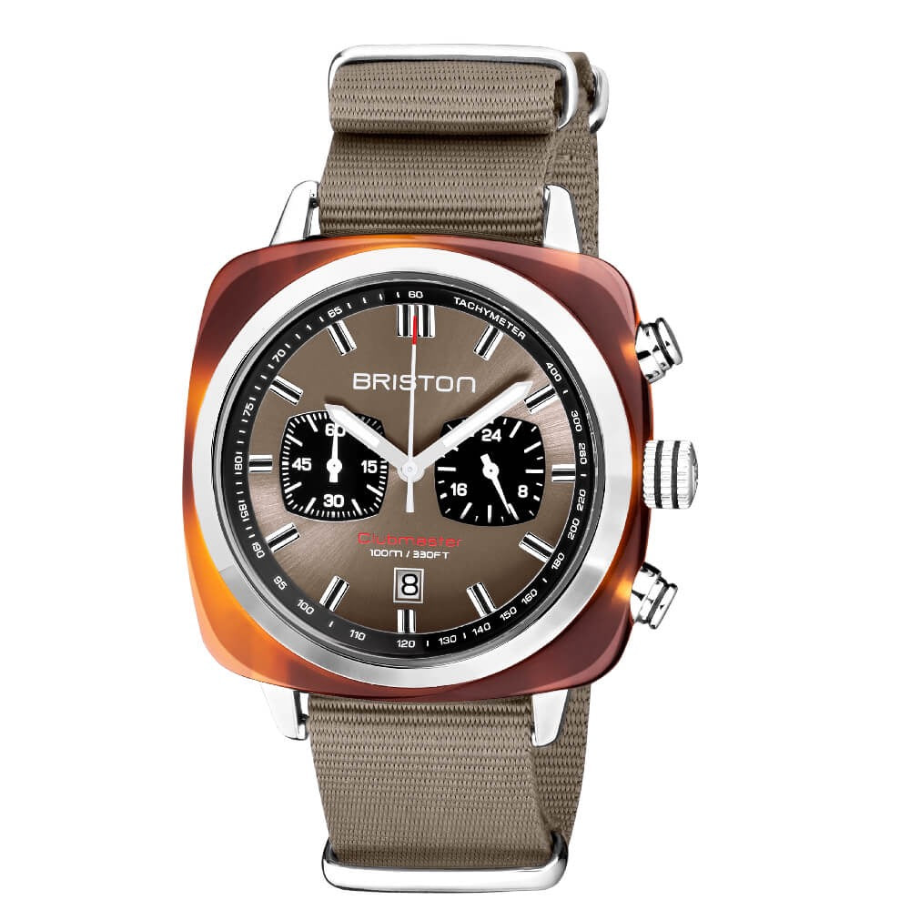 BRISTON: CLUBMASTER SPORT ACETATE – TAUPE