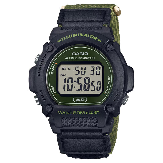 CASIO WATCH: W-219HB-3AVEF
