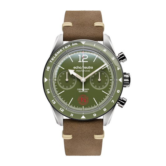 ECHO/NEUTRA WATCH: 1956 ALPINE GREEN CHRONOGRAPH