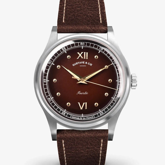 GUSTAVE WATCH: LEON 12H BROWN