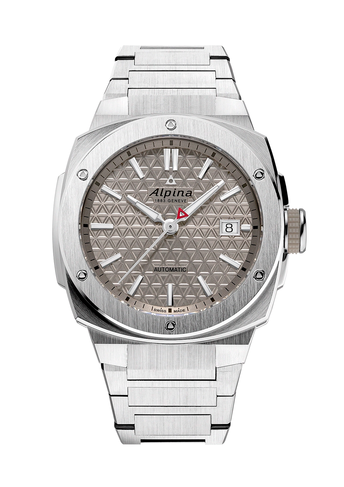 ALPINA : EXTREME AUTOMATIC - CADRAN BEIGE ACIER