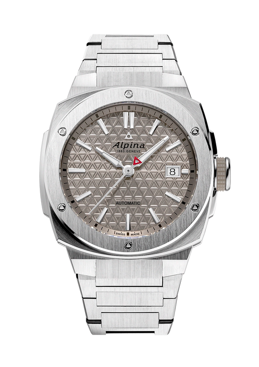 ALPINA : EXTREME AUTOMATIC - CADRAN BEIGE ACIER