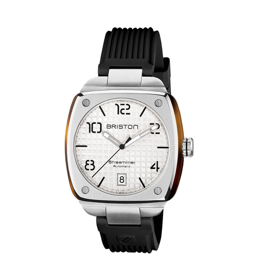 MONTRE BRISTON : STREAMLINER URBAN AUTOMATIQUE BLANC 23640.S.T.2.RB