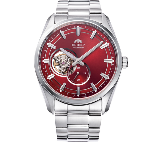 MONTRE ORIENT : CONTEMPORARY CŒUR OUVERT ROUGE RA-AR0010R