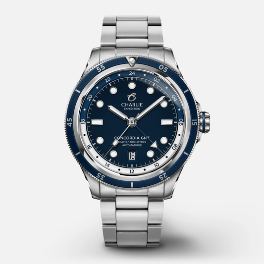 CHARLIE PARIS : CONCORDIA GMT BLEU ANTARCTIQUE
