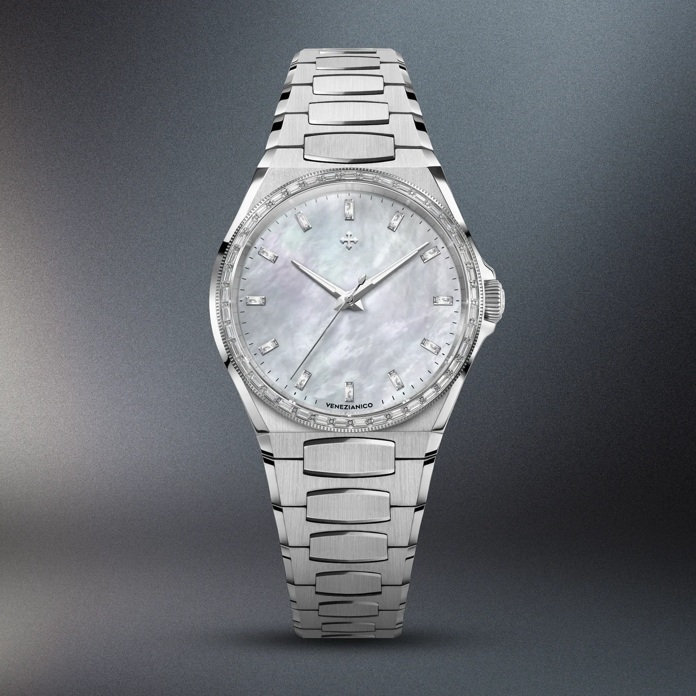 MONTRE VENEZIANICO : ARSENALE 37 MOISSANITE BLANC 6121511C