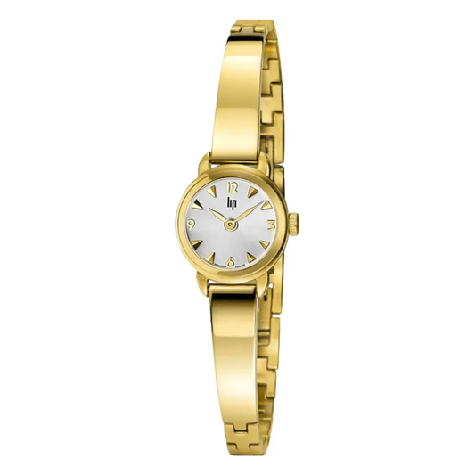 Montre LIP : Henriette Blanc & Or 671628