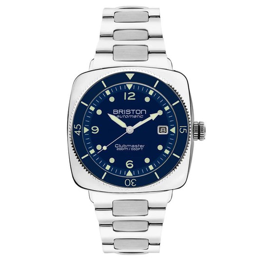 RELOJ BRISTON: CLUBMASTER LEGEND DIVER ACERO Y AZUL 241740.PS.LD.15