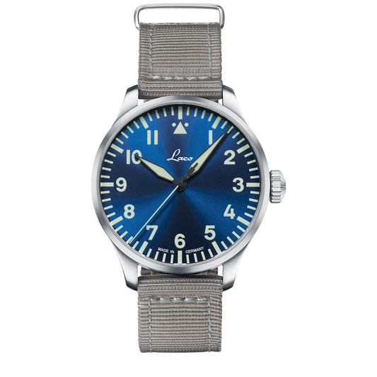 MONTRE LACO : PILOT WATCHES BASIC AUTOMATIQUE AUGSBURG BLEU