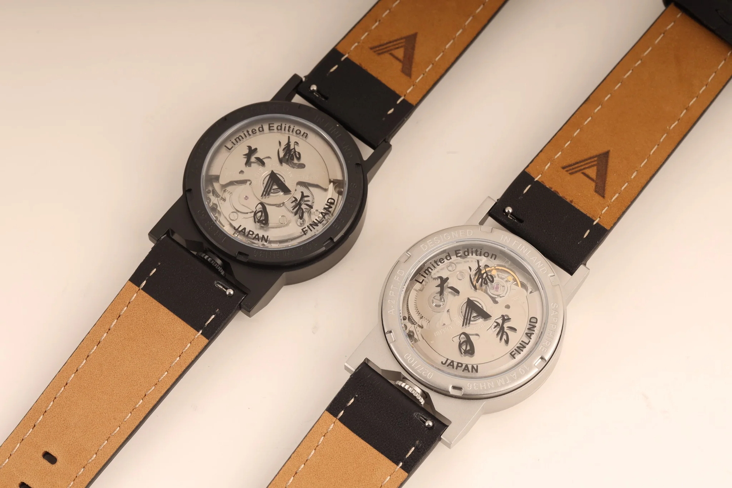 Montre AndoAndoAndo : A-2 Automatique x Oskar 大濤 Hellström Noir