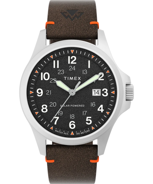 Timex : Expedition Field Solar noir 41 mm, vue de face