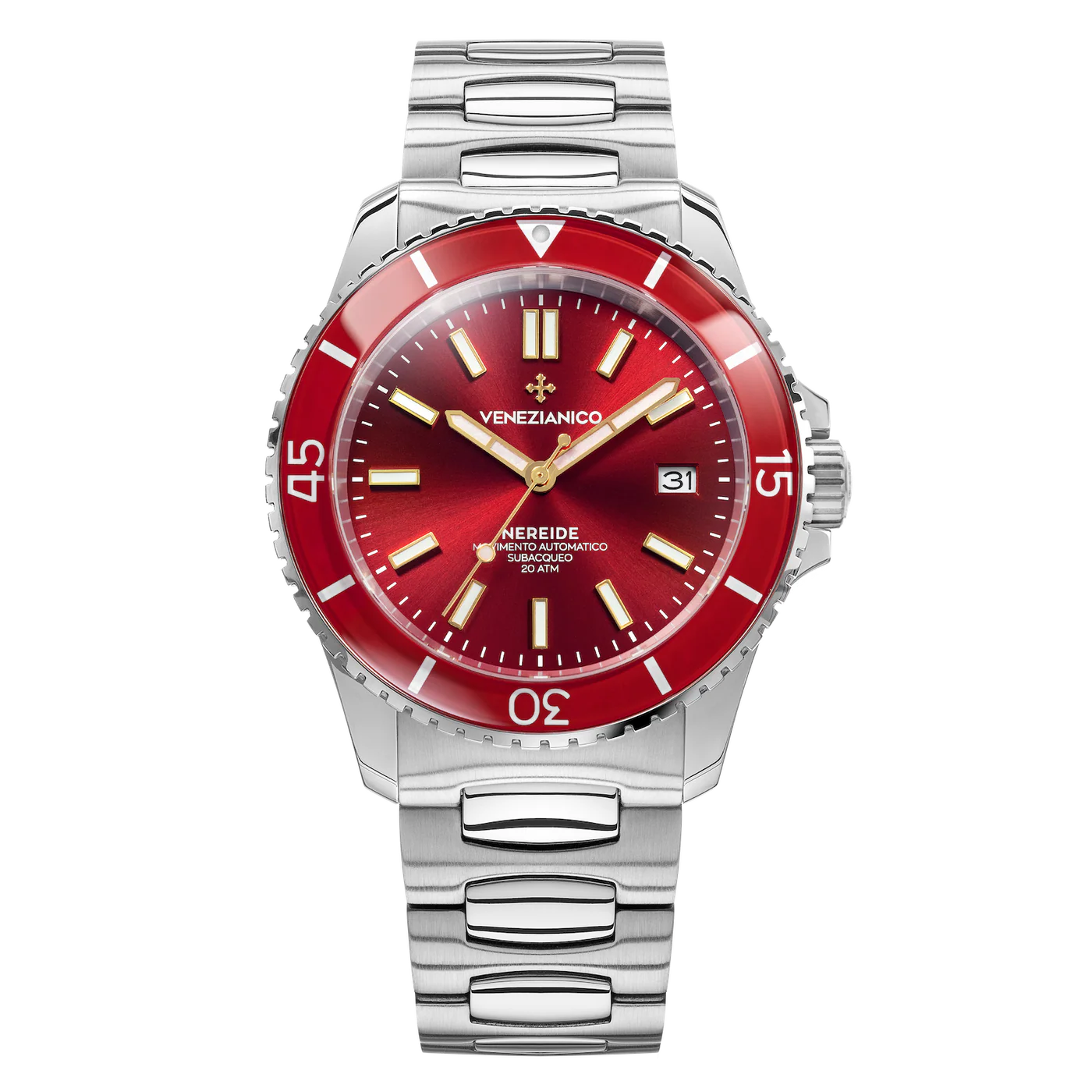 VENEZIANICO : NEREIDE 42 MM ROUGE