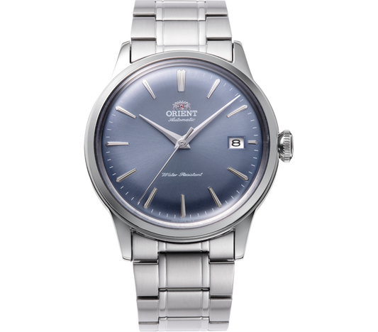 ORIENT : BAMBINO 38MM ACIER BLEU RA-AC0M10L