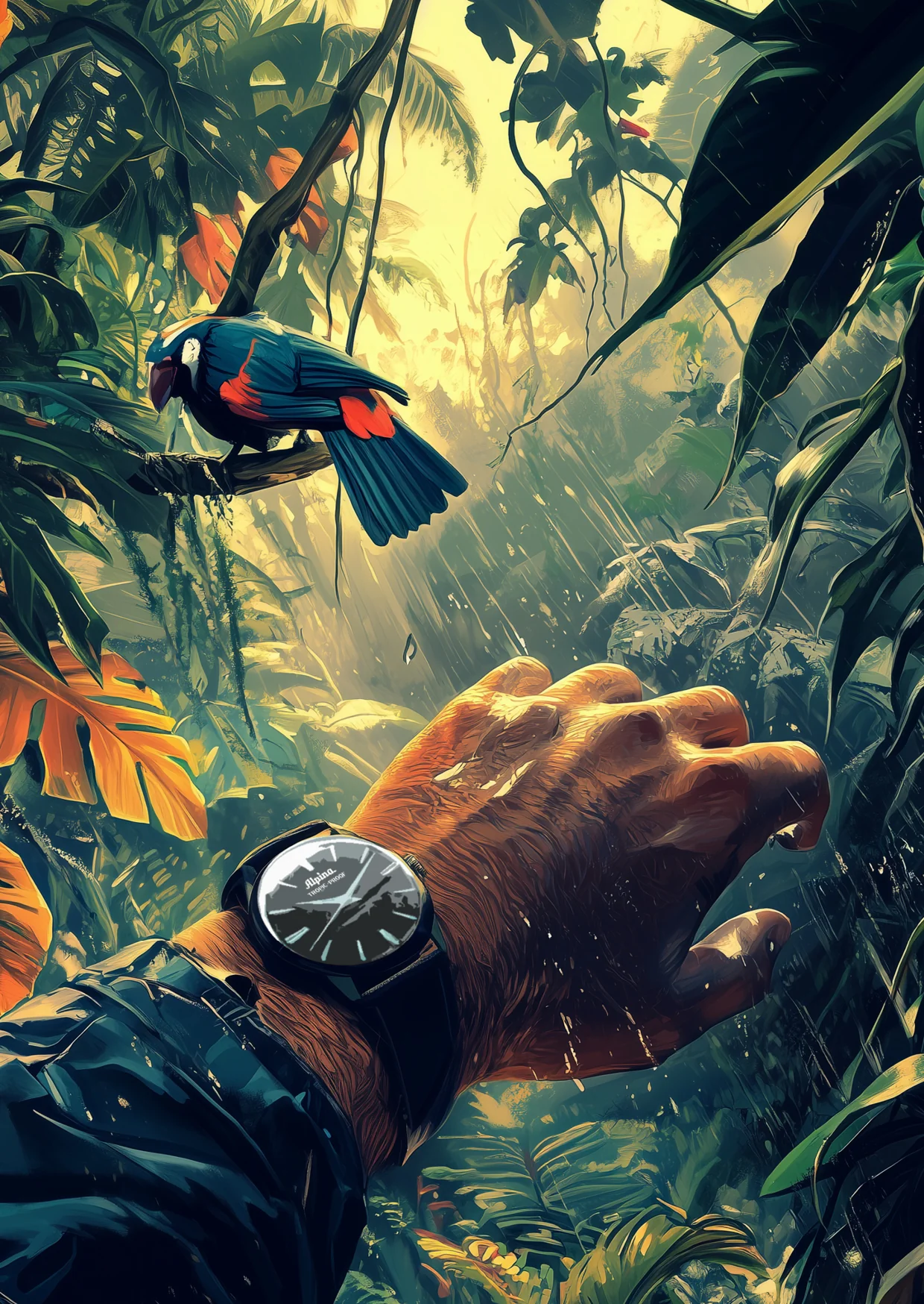 ALPINA : HERITAGE TROPIC-PROOF MANUEL - BLANC