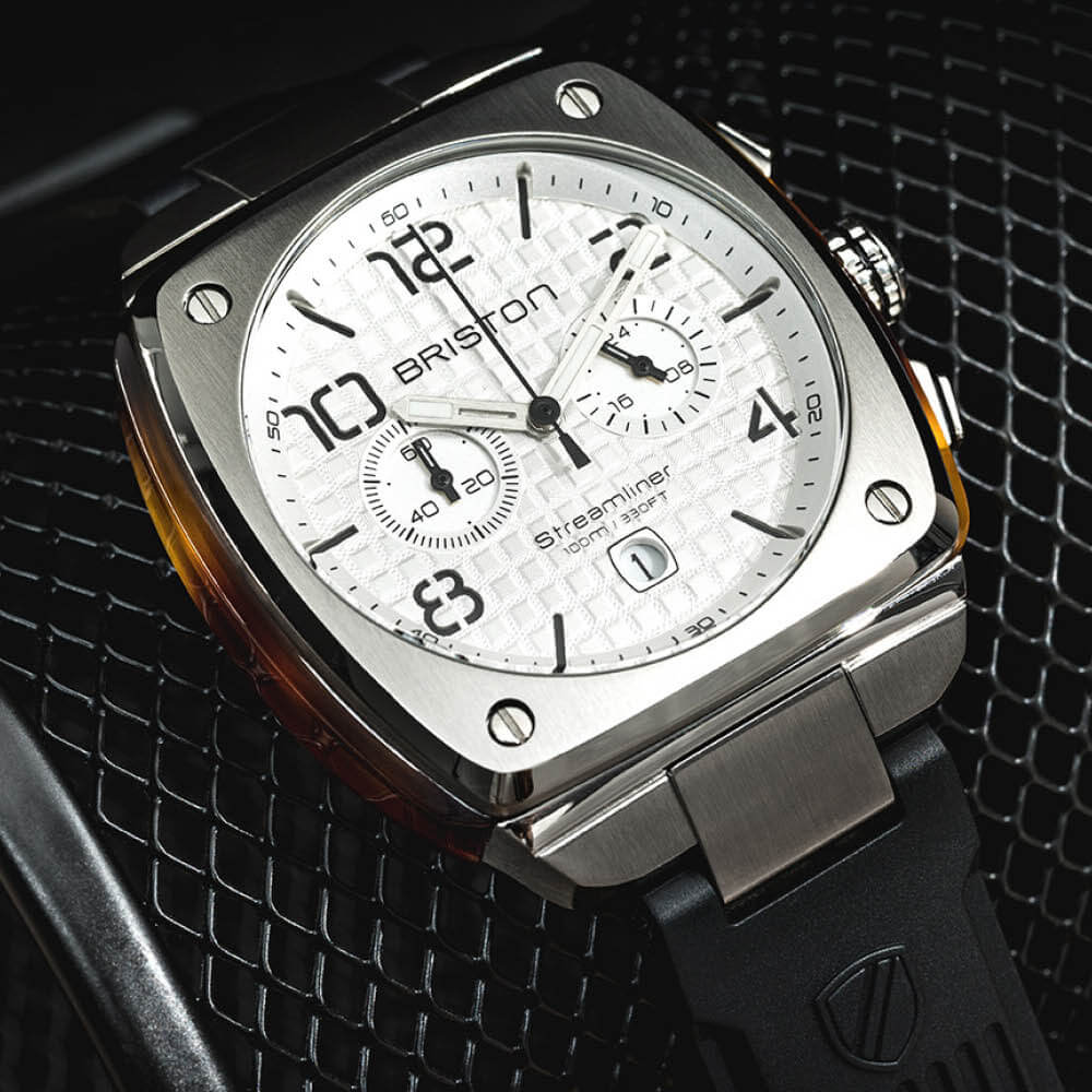 RELOJ BRISTON: STREAMLINER URBAN CRONÓGRAFO BLANCO 22142.S.T.2.RB