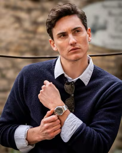 MONTRE CASIO : ÉDIFICE AUTOMATIQUE BLEU EFK-110D-2A