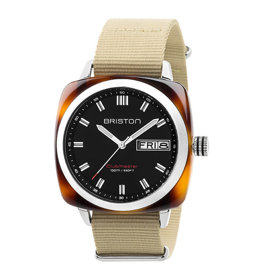MONTRE BRISTON : CLUBMASTER SPORT HMS NOIR 17342.SA.TS.1.NK