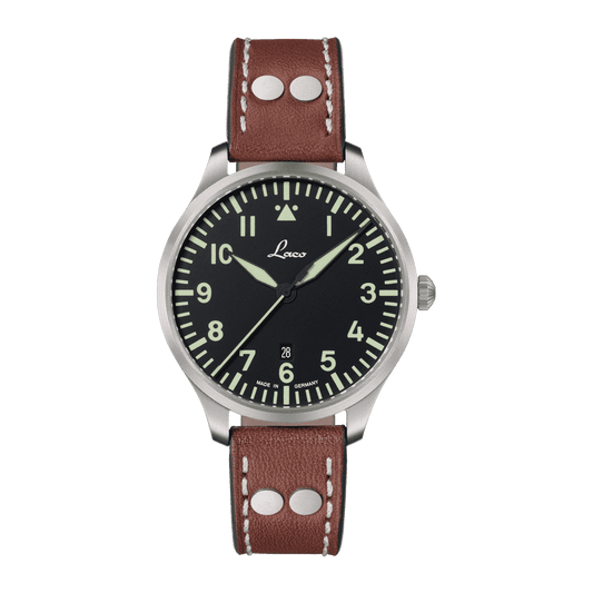 MONTRE LACO : PILOT WATCHES BASIC QUARTZ GENF 2 NOIR