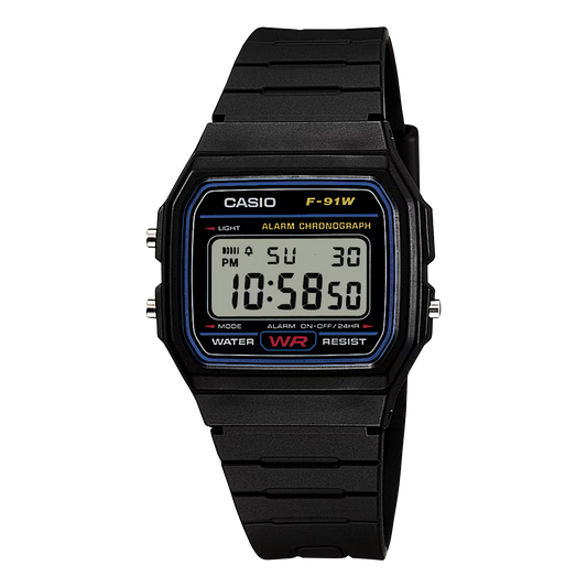 CASIO WATCH: F-91W-1Y