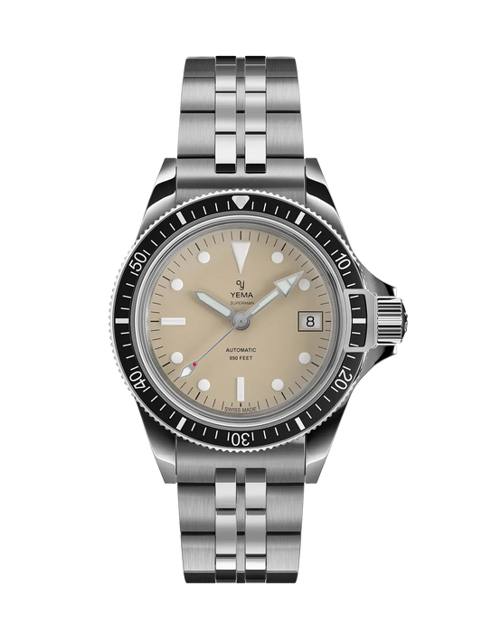 RELOJ YEMA: SUPERMAN EDICIÓN SUIZA - BEIGE