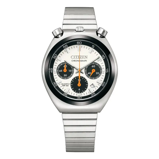 MONTRE CITIZEN : TSUNO CHRONOGRAPH BULLHEAD BLANC AN3660-81A