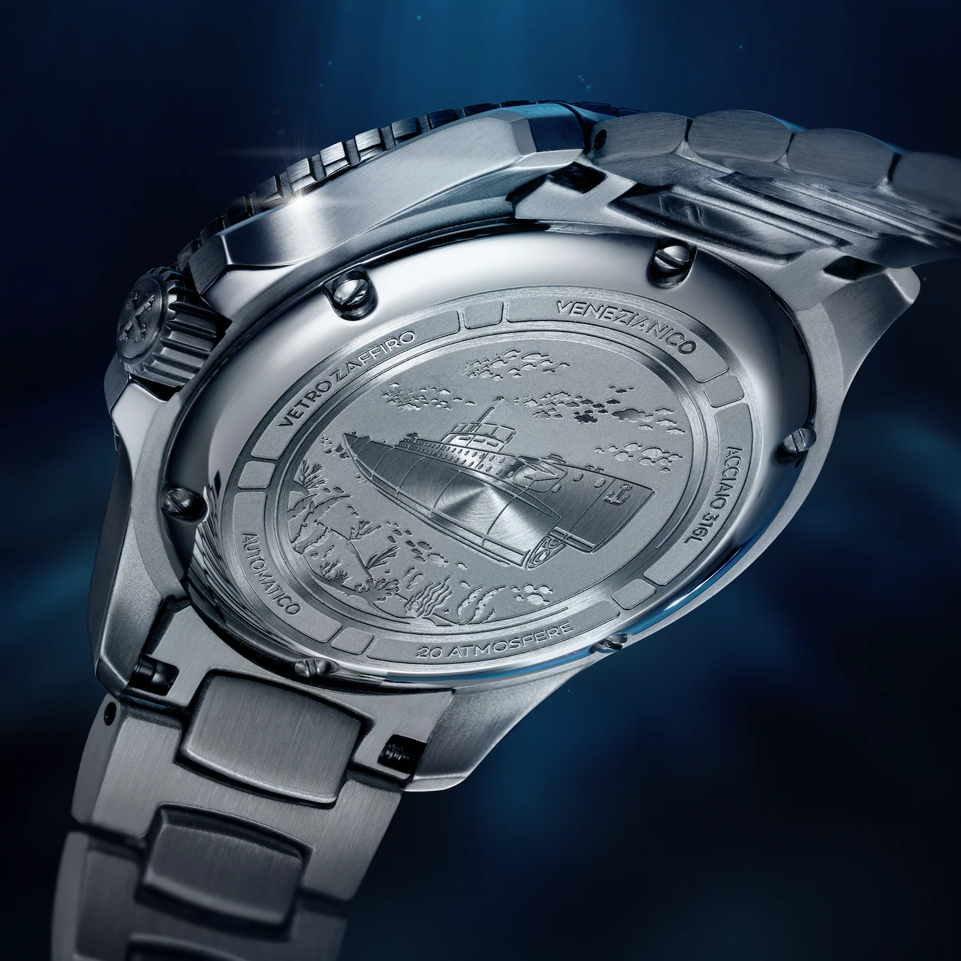 VENEZIANICO : NEREIDE TUNGSTENO MOTHER OF PEARL 42 MM