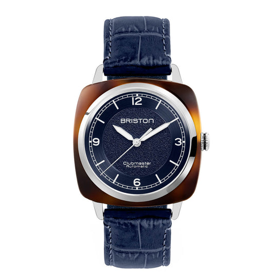 MONTRE BRISTON : CLUBMASTER LEGEND CLASSIC BLEU 25639.SA.T.15.LANV