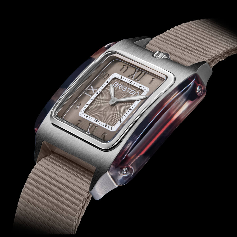 MONTRE BRISTON : STREAMLINER KENNEDY SPRING TAUPE 262030.SA.UBR.30.NT