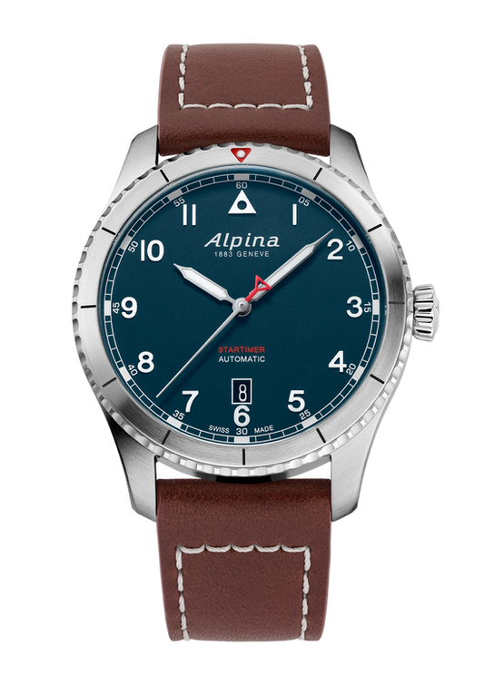 ALPINA : STARTIMER PILOT AUTOMATIC - CADRAN BLEU