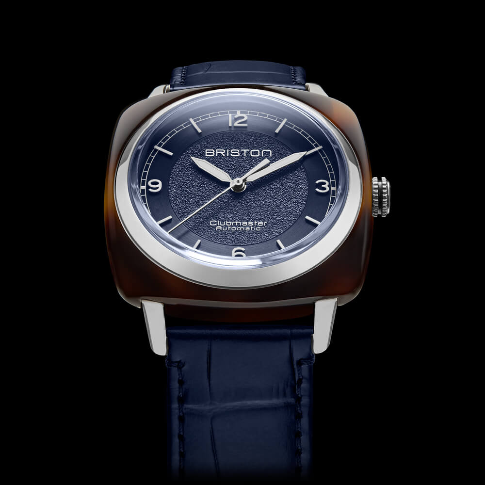 MONTRE BRISTON : CLUBMASTER LEGEND CLASSIC BLEU 25639.SA.T.15.LANV