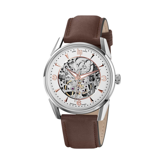 MONTRE LIP : HIMALAYA AUTOMATIQUE SQUELETTE OR ROSE 40 MM 671557