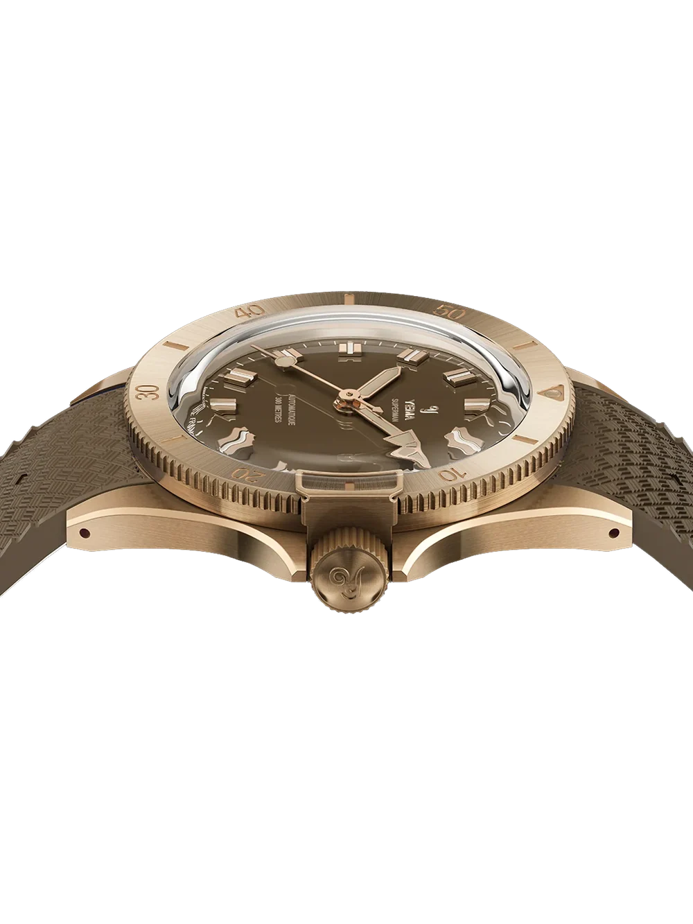 Montre Yema : Superman Bronze Marron CMM.10