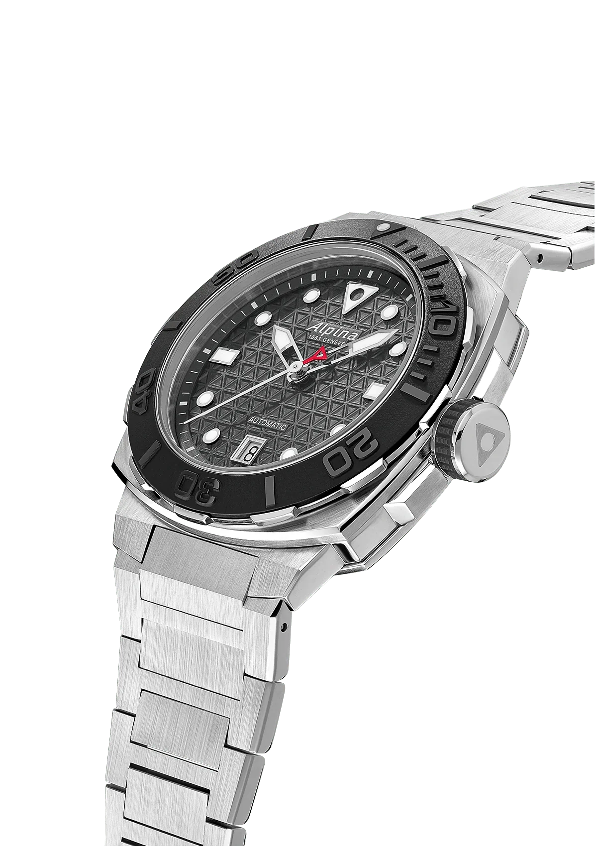 ALPINA : SEASTRONG DIVER EXTREME AUTOMATIC - ACIER NOIR
