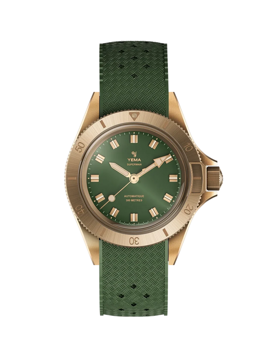 Montre Yema : Superman Bronze Vert CMM.10