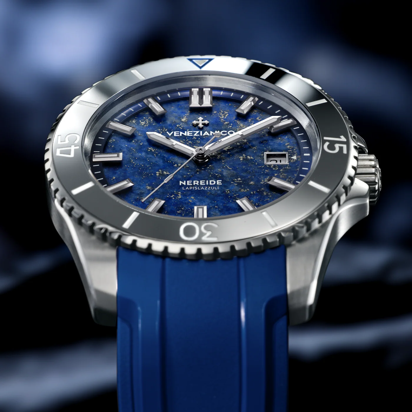 VENEZIANICO : NEREIDE LAPIS LAZZULI 42 MM