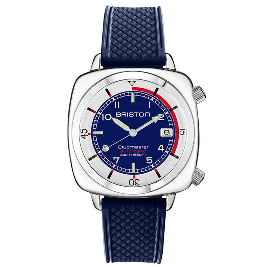 RELOJ BRISTON: CLUBMASTER LEGEND COMPRESSOR ACERO Y AZUL 26642.PS.DC.15.FNB
