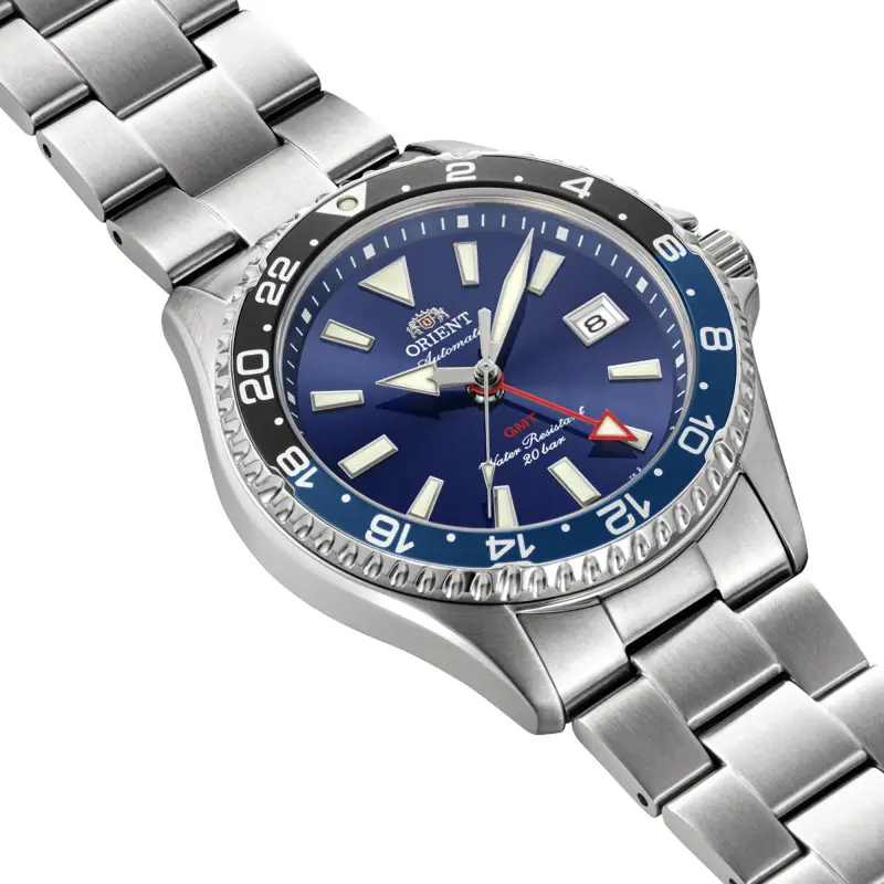 Montre Orient : Mako GMT Bleu & Noir RA-BC0003L