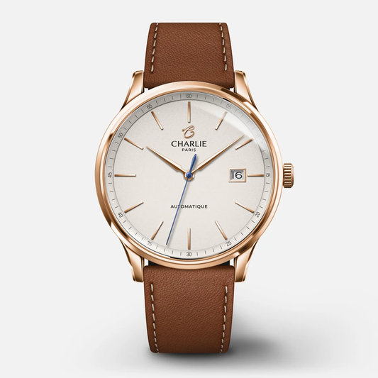 CHARLIE PARIS WATCH: INITIAL SLIM ROSE GOLD