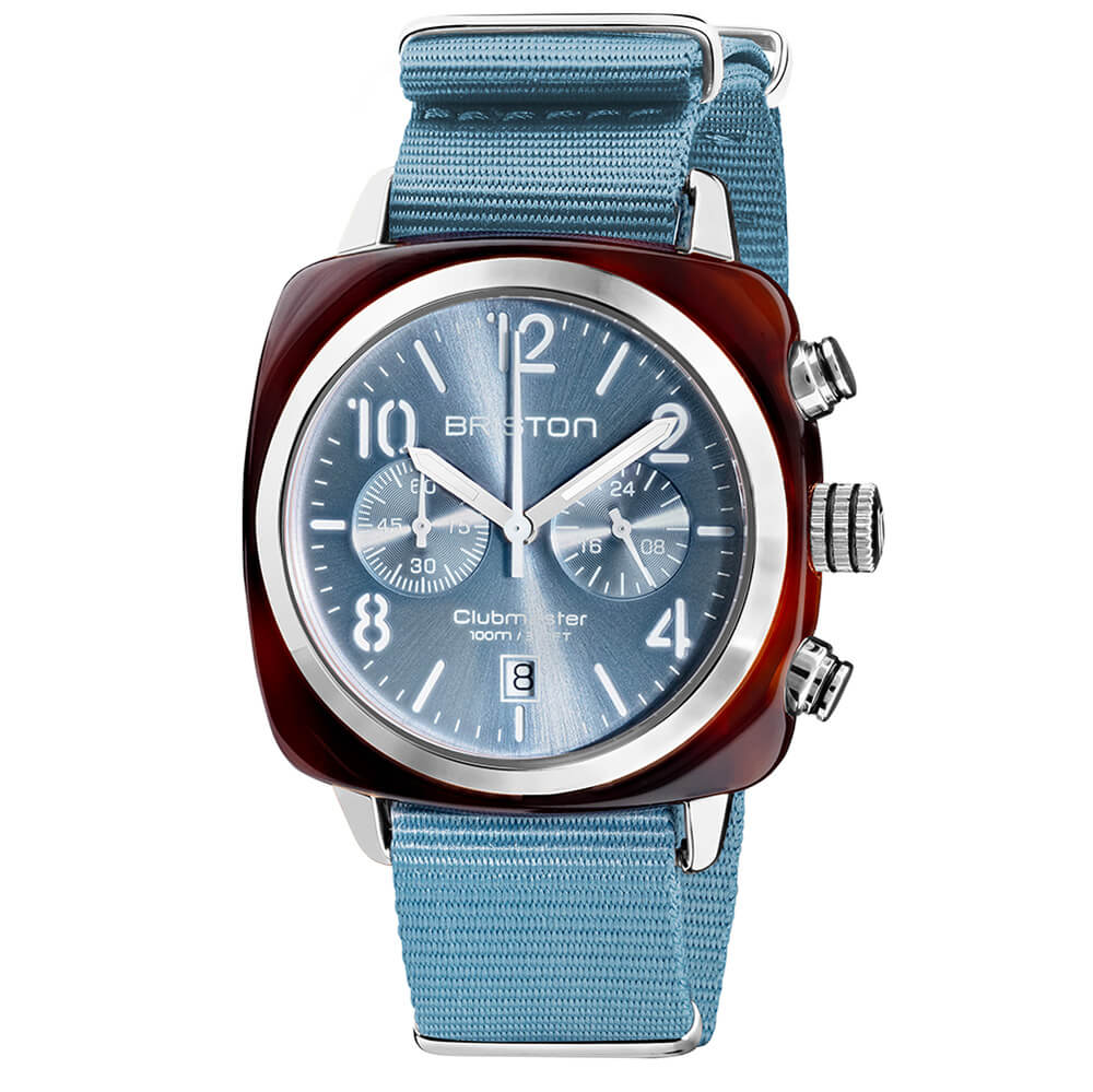 BRISTON : CLUBMASTER CLASSIC BLEU GLACIER - 19140.SA.T.25.NIB