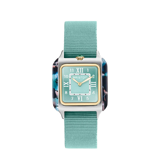 MONTRE BRISTON : STREAMLINER KENNEDY SPRING OR & VERT D'EAU 262030.PYA.UGW.29.NGW