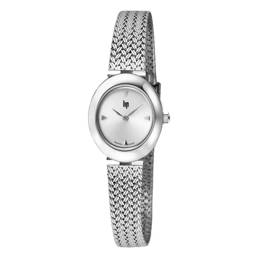 Montre LIP : Juliette Blanc & Argent 671639